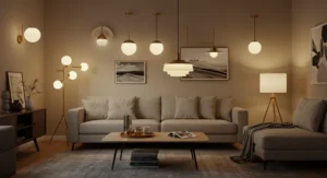 Affordable Lighting Exchanges living room