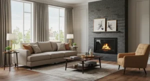 Arranging furniture around a Focal Point living room