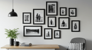 Black Frame or Monochrome Gallery Wall