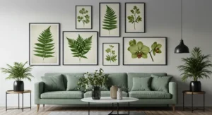 Botanical or Nature Prints living room