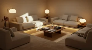 Conversation Pits or Sunken Spaces living room