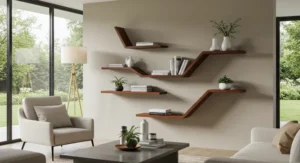 Floating Wall Shelves living room