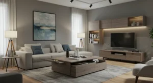 Hidden Storage living room