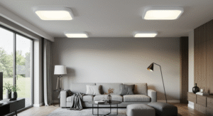 Low ceiling flush mount lights living room