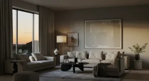 Minimalist Art Pieces living room