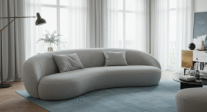 Monochromatic Fabric Sofas