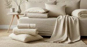 Plain Textiles living room decor