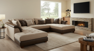 Slim Profile Sectionals living room