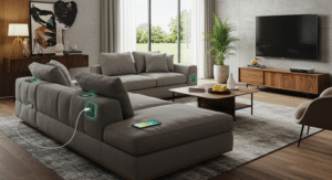 Sofas with Integrated Charging Ports