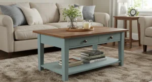 Thrifted Tables living room