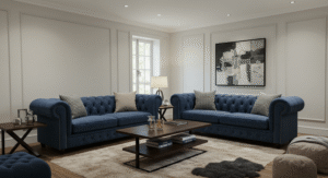 Tufted Chesterfield Sofas living room