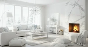 Winter Whites living room
