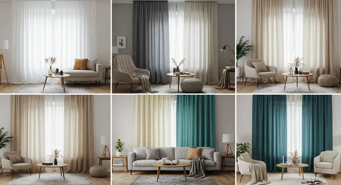 31 Living Room Curtain Ideas for Modern, Cozy & Functional Homes