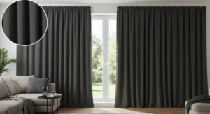 Blackout Curtains for Privacy living room