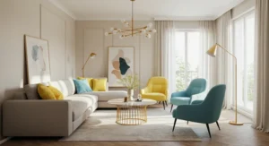 Couch and Accent Chair Alignment