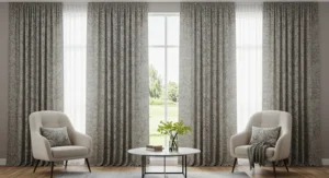 Large Picture Window Drapes living room