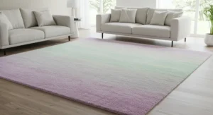 Pastel-colored rugs for a peaceful atmosphere