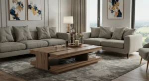 Rectangular tables with layered layouts