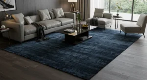Rugs that ground all the major furniture