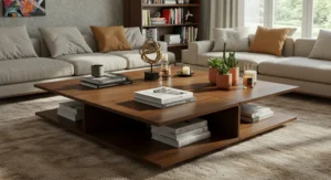 Square or large tables with multi-zones