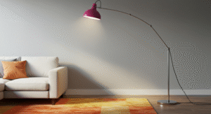 Swing arm floor lamps living room