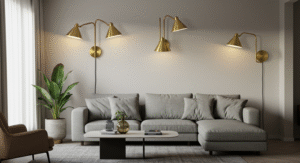 Wall-mounted lamps living room