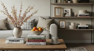 Boston Fern decor living room idea