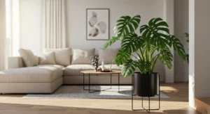 Modern Interiors plants living room idea