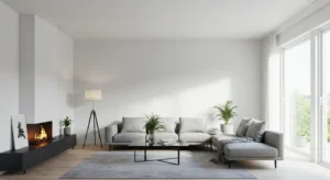 living room Flat Ceiling