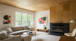 living room , Pegboard Ceilings