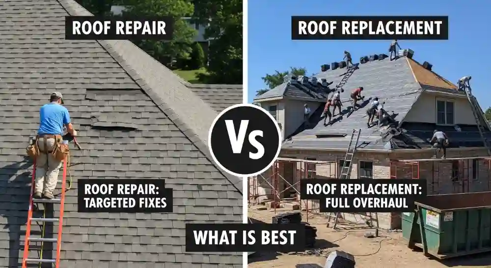 Roof Repair vs Replacement: What is Best?