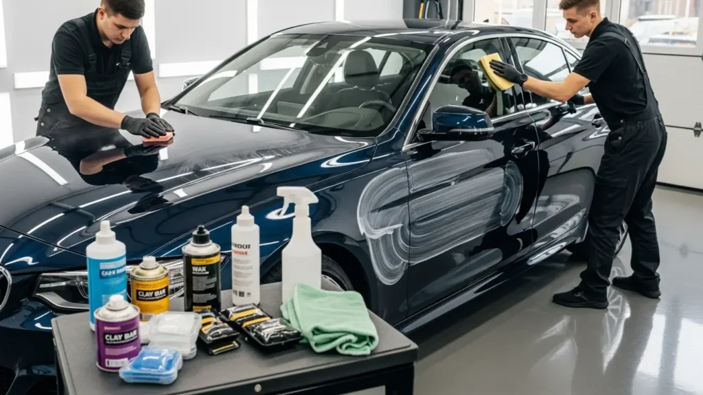 professional clay bar technique in St. Augustine, FL