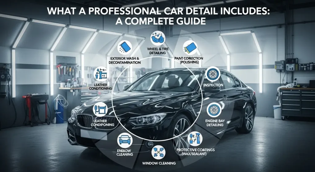 Professional Car Detail Includes