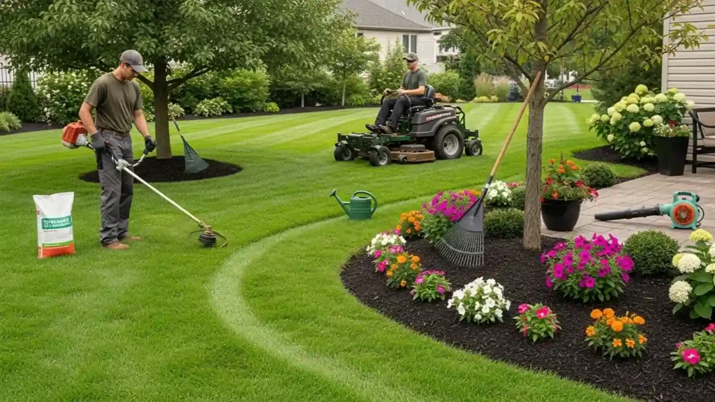 lawn care and maintenance services