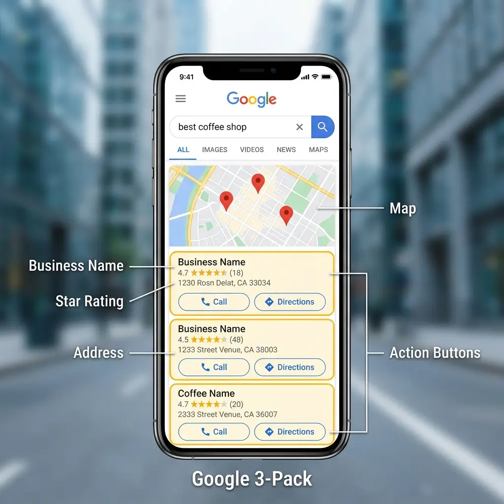 3 Pack Ranking for Business