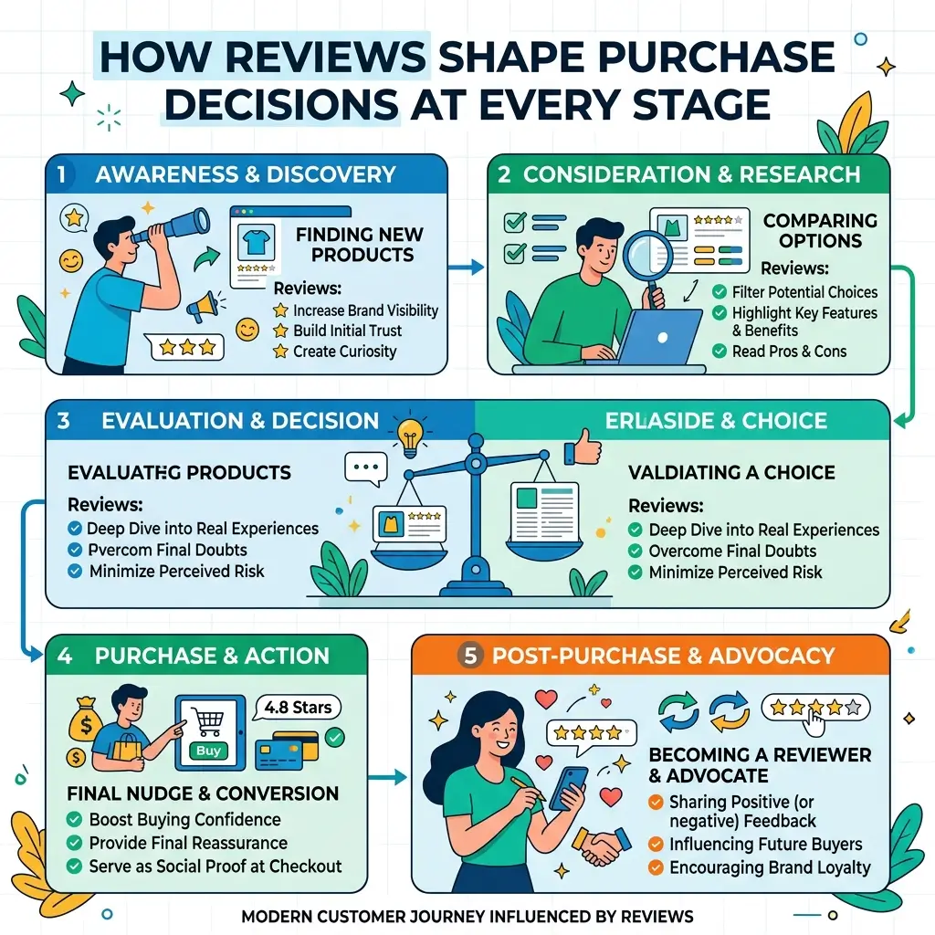 How reviews decide purchase decision