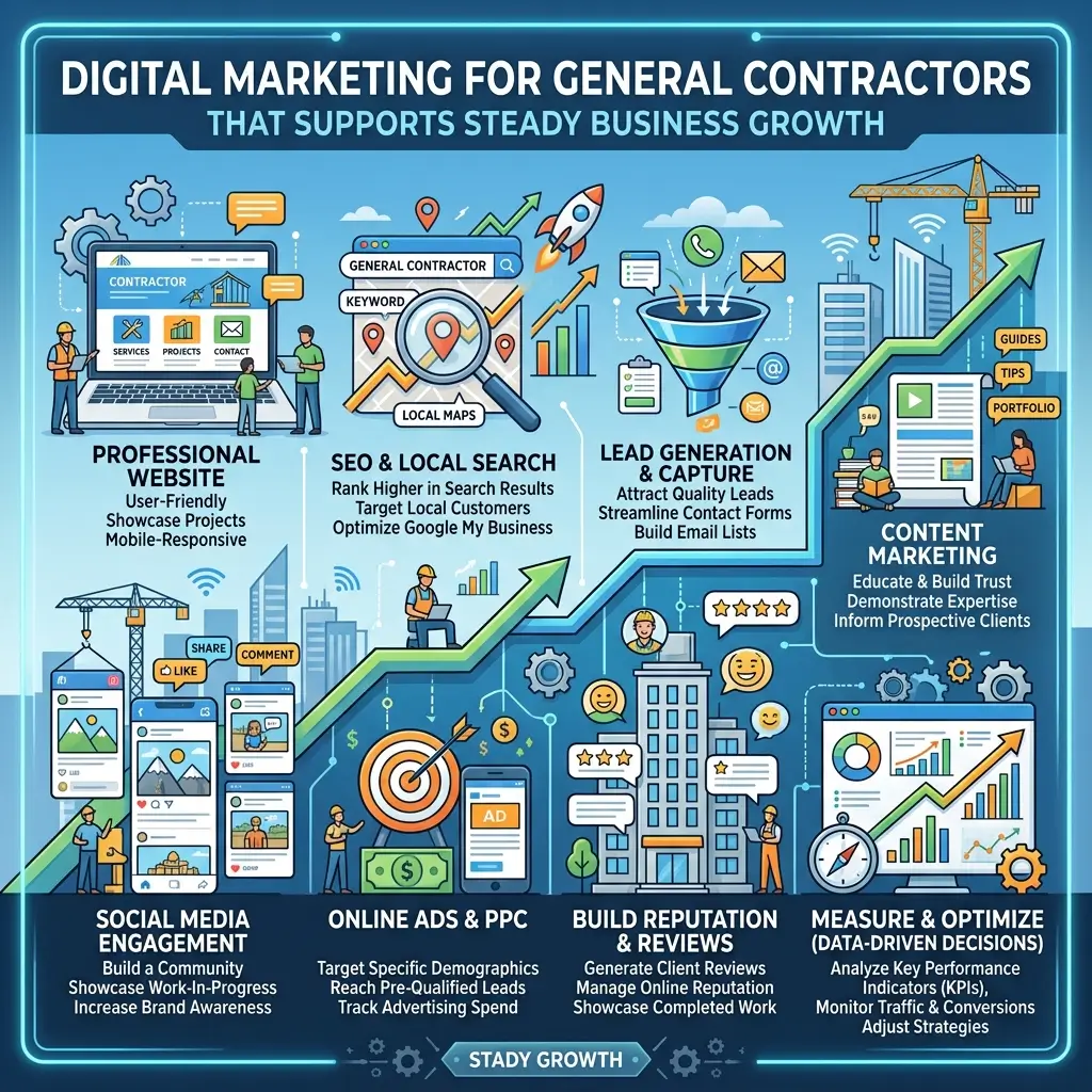 Technical SEO and Google Business for General Contractor at City Pagez