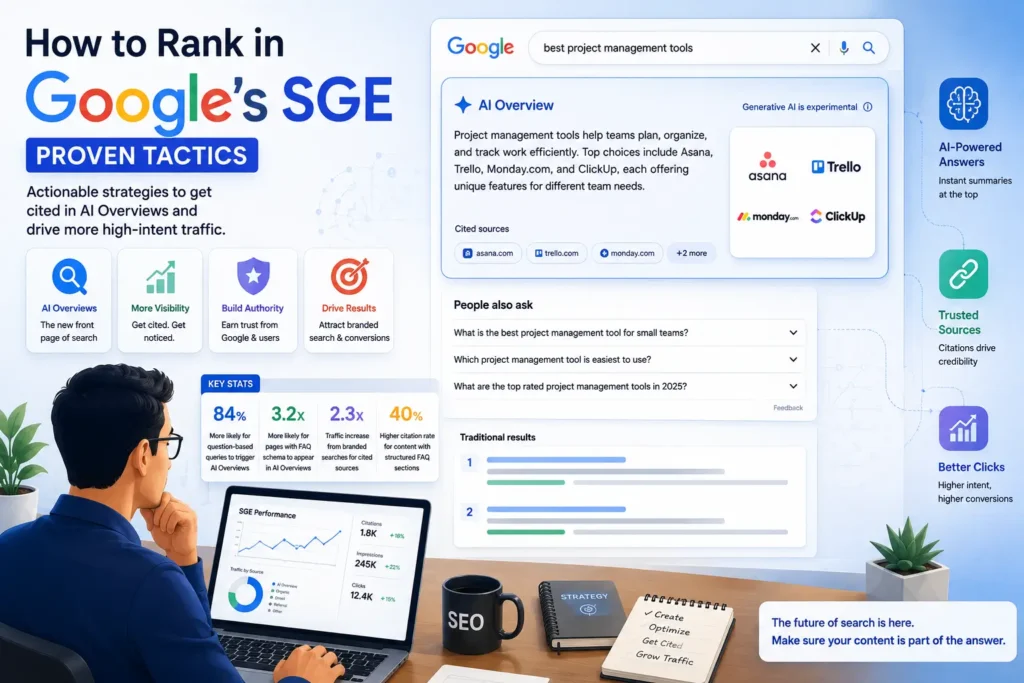 How to Rank in Google SGE
