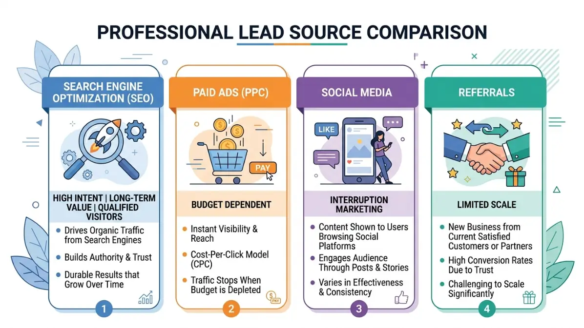 SEO Leads process by City Pagez