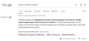 SEO for 0 Position